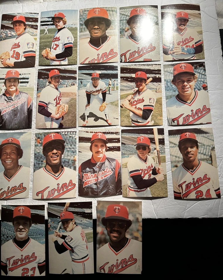 1978 MINNESOTA TWINS полный команды открытка набор из 25 GOLTZ Smalley WYNEGAR - Изображение 3 из 3