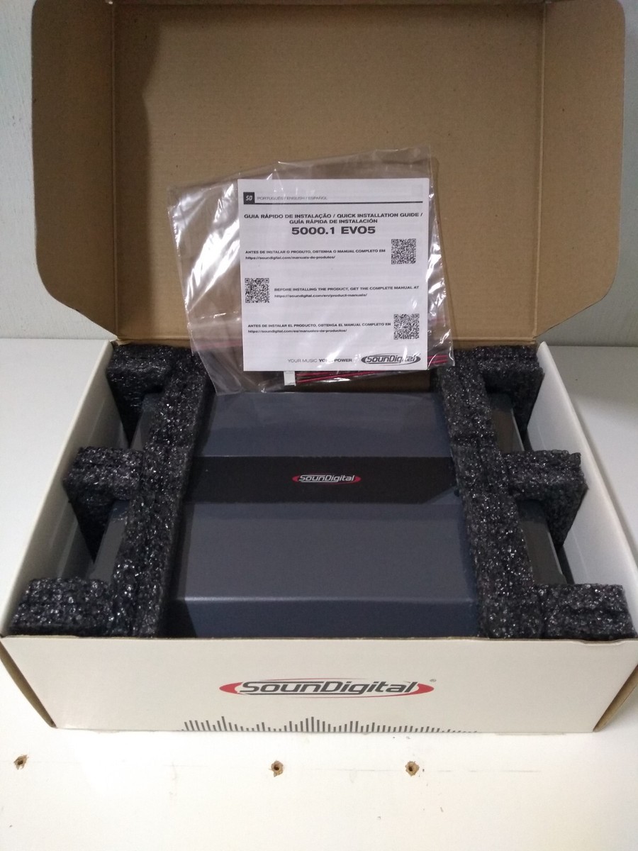 Soundigital 5000.1 EVO 5 - 1 Ohms Digital Amplifier 5000 Watts Rms
