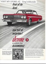 1963 Oldsmobile Jetfire Print Ad First Of Its Kind And Full Of Surprises