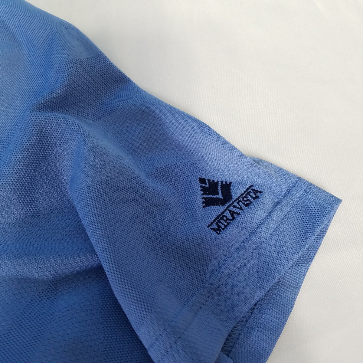 RLX Ralph Lauren Polo Shirt Mens Sz M Blue Camo Golf Short Sleeve