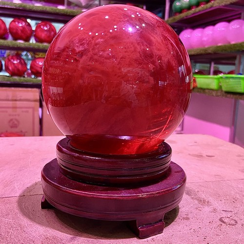 7.6LB Natural Red melting stone crystal Ball Quartz Crystal Sphere Reiki - 第 11/22 張圖片