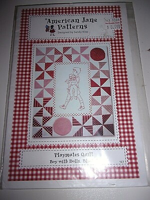 ''PLAYMATES QUILT, BLOCK 5'' QUILT PATTERN  BY AMERICAN JANE PATTERNS