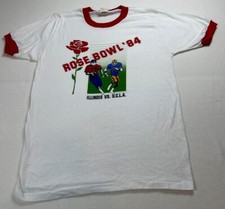 1984 Screen Stars Shirt Rose bowl UCLA Vs Illinois