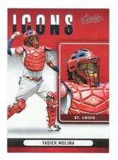 Yadier Molina Insert 2022 Absolute Icons #12 Baseball Card