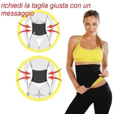 FASCIA DIMAGRANTE HOT SHAPERS SAUNA SUDARE PALESTRA SNELLENTE PANCIERA PANCIA