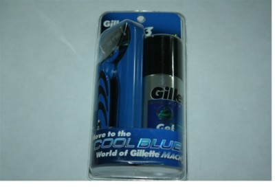 Gillette Mach 3 Razor Metal Shaver  Handle Cartridges Shaving Blades Refills USA