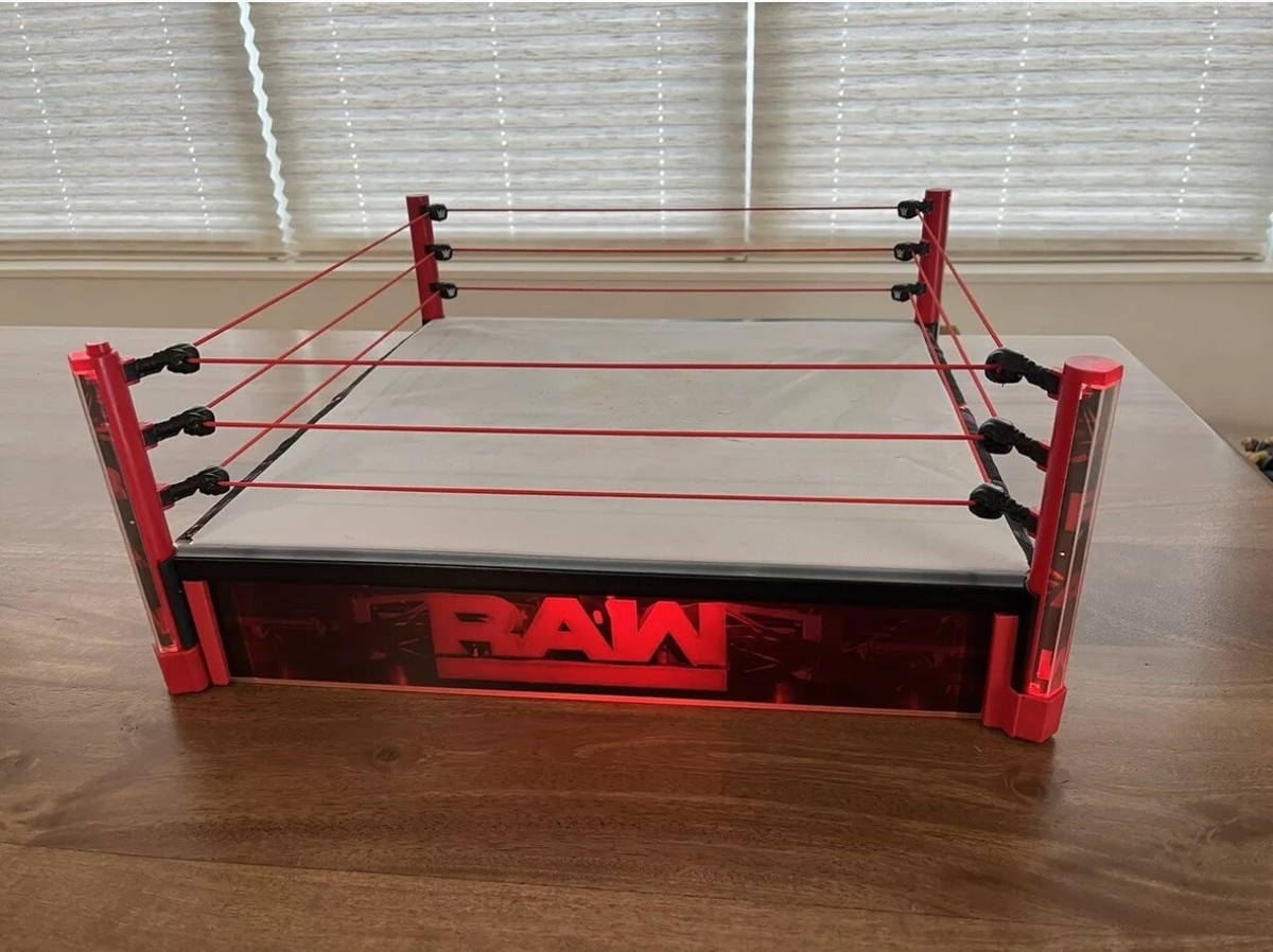 WWE Raw Main Event Scale Ring Elite Collection 2017 Working Lights Playset eBay