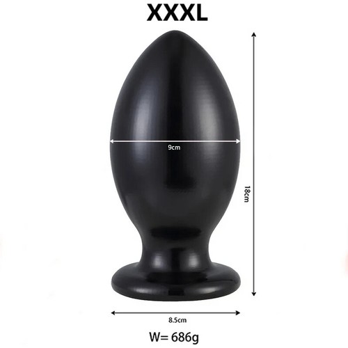 3 Size Huge Anal Plug Big Egg Dildo Butt Plug Vagina Dilator Masturbator Sex Toy - Picture 27 of 40