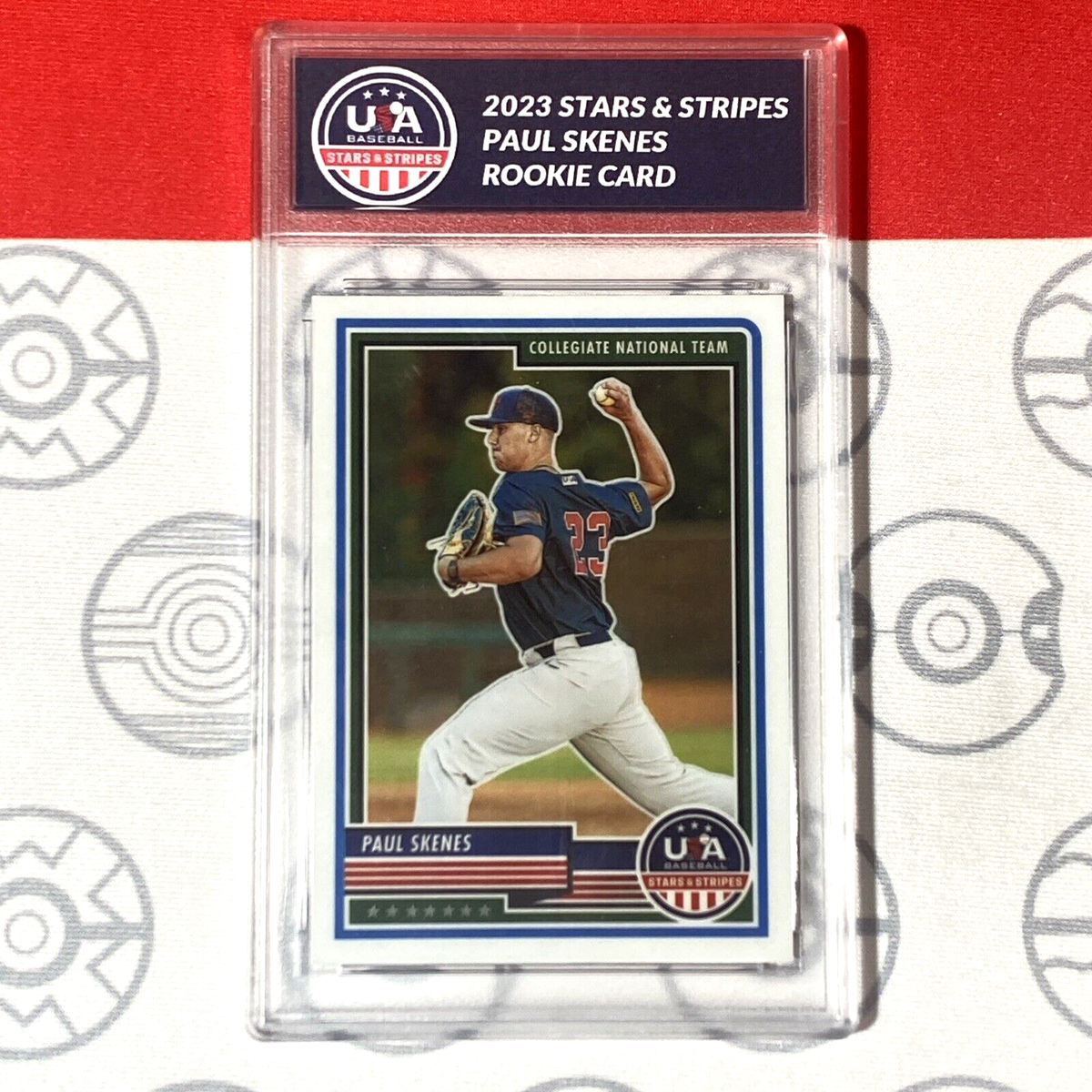 Graded 10 Panini USA Baseball Stars & Stripes Paul Skenes #87 