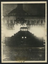 1924 "The Tomb of Vladimir Lenin", Artistic Photo with the Kremlin in Background
