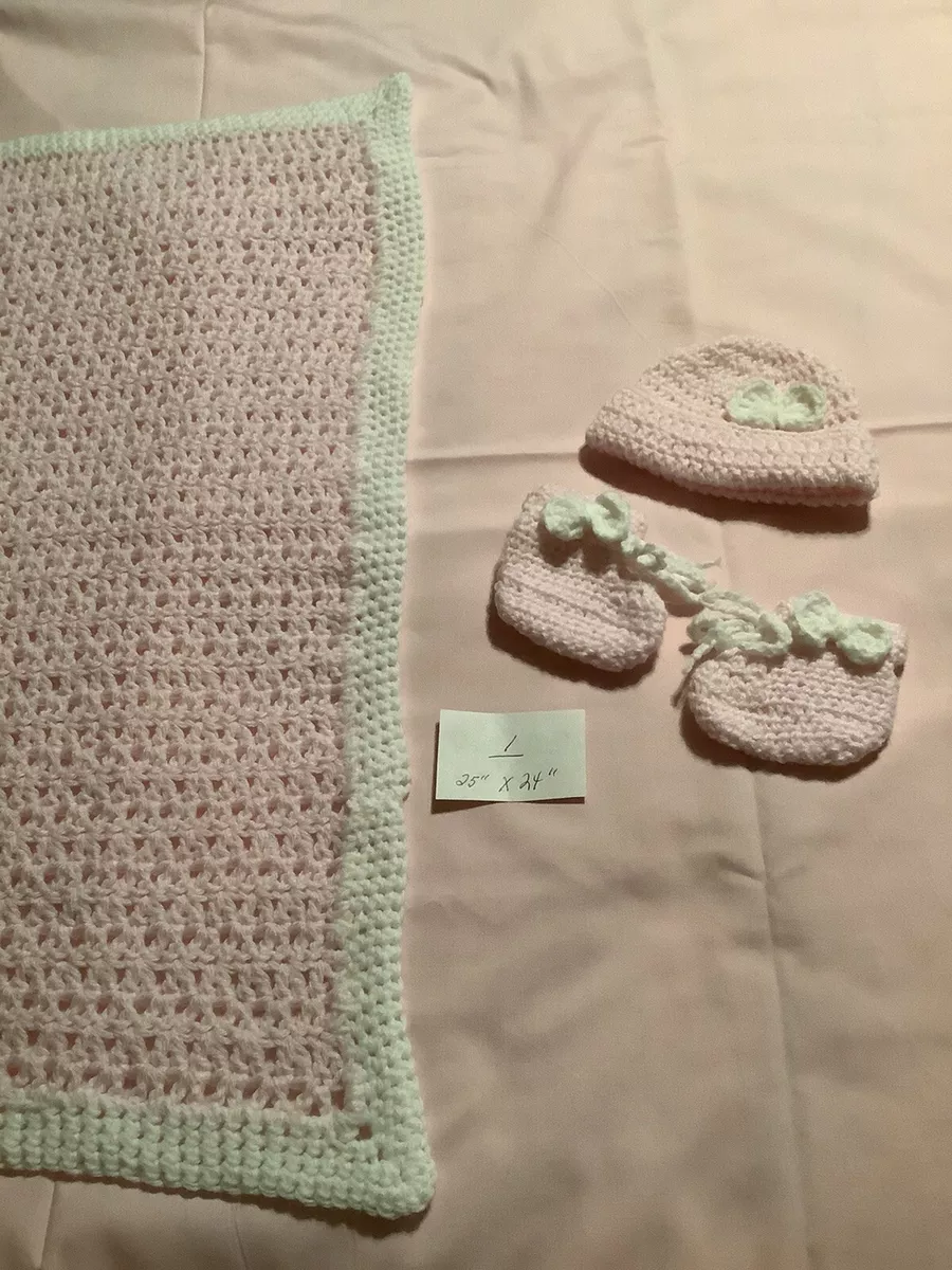 3 in 1 crochet baby blanket sale