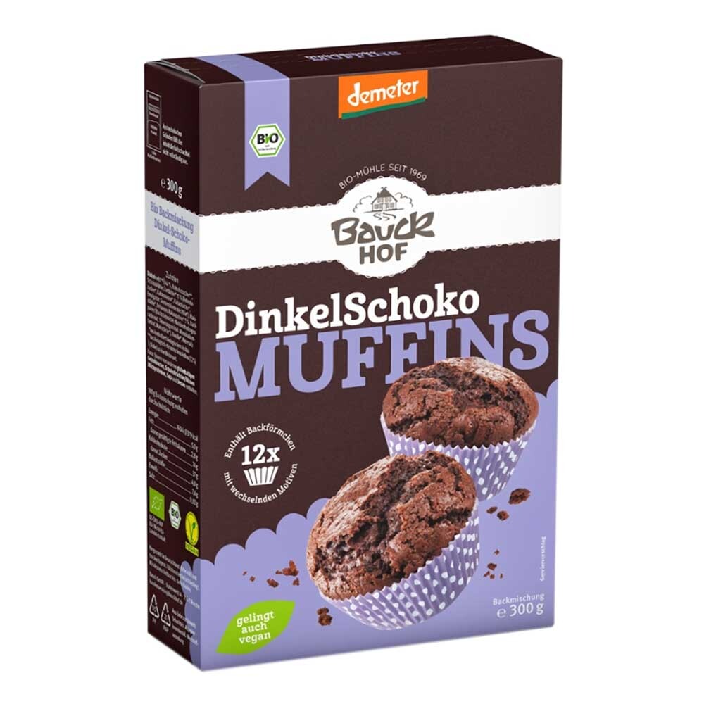 Dinkel-Muffins Schoko 300g | BAUCKHOF