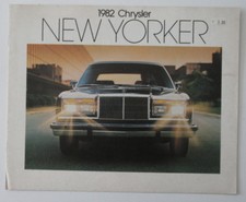 CHRYSLER NEW YORKER 1982 dealer brochure - English - Canada - ST1002000218