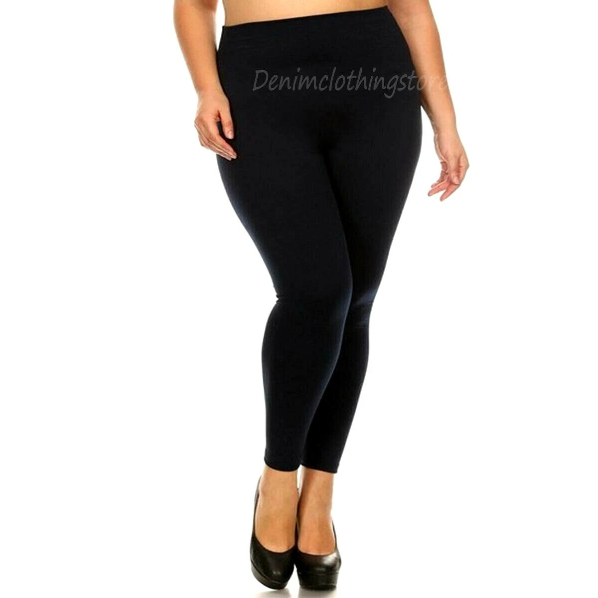 PLUS SIZE WOMEN TUMMY TUCK HIGH WAIST FLEECE THICK LINED WINTER