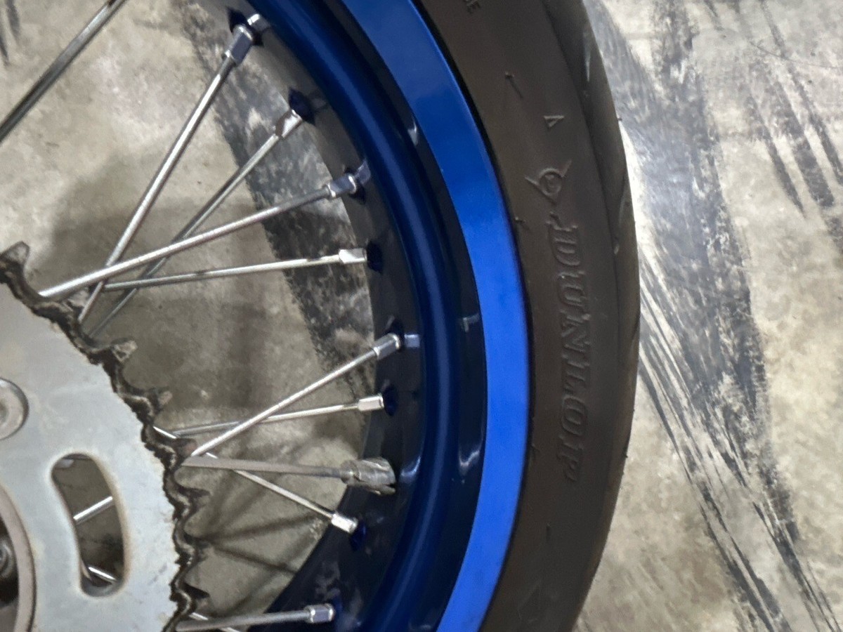 2000-2024 DRZ400SM SuperMoto BLUE Excel REAR wheel rim straight
