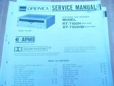 Sharp RT-7100H / RT-7100HB  Cassette Deck  ORIGINAL  Service Manual