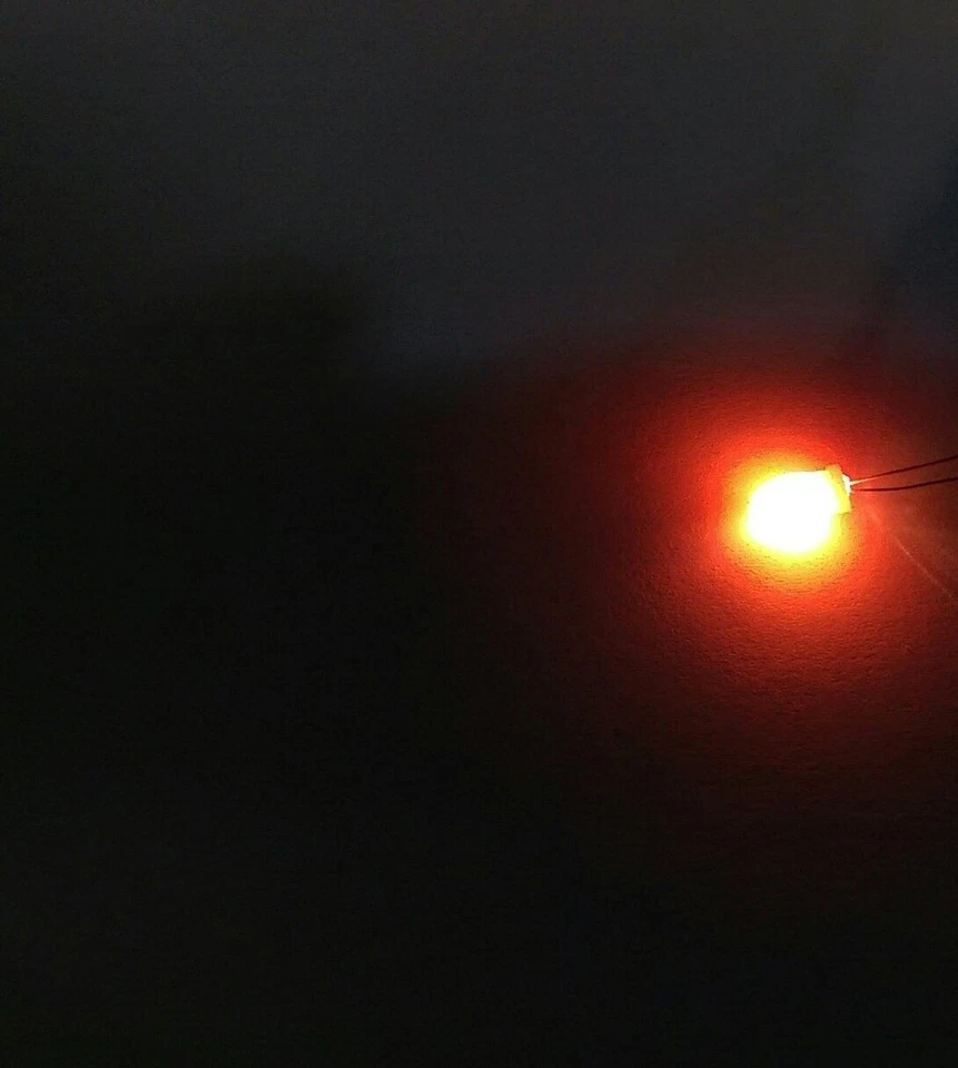 (10 unidades) NARANJA 4mm bombilla color tapa cubierta GM GMC Toyota Honda Foto 2 de 2