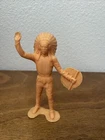 LOUIS MARX TOY Indian Chief Large 6" Western Playset Plastic Figure Vintage 1964