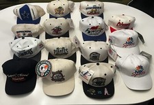 Lot Of 15 Vintage Snapbacks NFL, Baseball And Racing