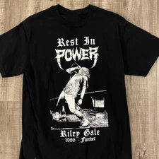 Riley Gale rest in Power Trip band retro T-shirt black Unisex S-5Xl TA3548