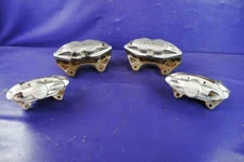 08-20 Infiniti G37 Coupe Sport Akebono 4 Piston SET Brake Calipers Silver OEM
