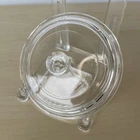 Pyrex Round Replacement Glass Lid P 81 C  Clear No Chips Knob