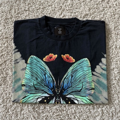 #ad Rose In Good Faith x Lil Skies Ultraviolets Tee Butterfly Tiedye $34.99