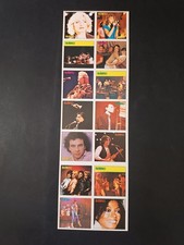 ADAMO Singing Figurines Sticker Sheet - Blondie, Diana Ross, Pino Daniele