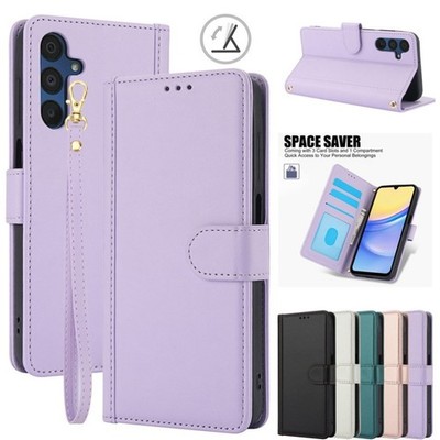 Hülle Für Samsung A17 A57 A37 A16 A56 A35 A55 A05S Leder Klapp Brieftasche Cover