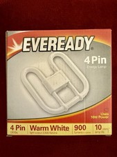 Image of WhiteEVEREADY ED0711NP 16W 4PIN 240V ENERGY SAVING 2D CFL LAMP, White