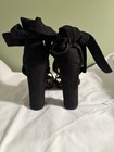 Lulus Black Suede Lace Up High Heels — photo 3