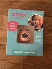 Fujifilm INSTAX PAL Digital Camera w/ Multi-Use Detachable Ring - Powder Pink
