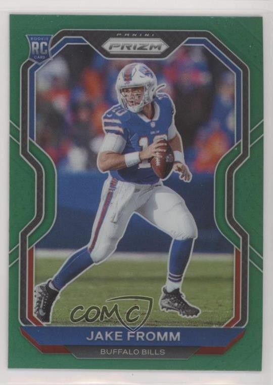 2020 Panini Prizm Rookie Green Prizm Jake Fromm #310 Rookie RC 0lt3