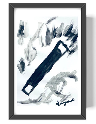 Guajardo Art Abracadabra 9X6 Paper Unique Abstract Expressionism