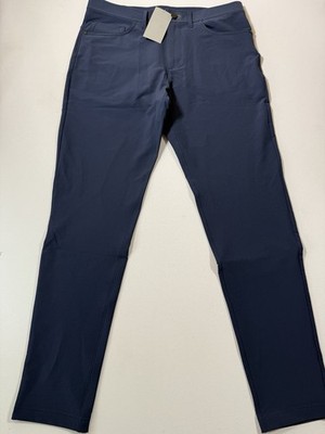 Public Rec Workday Pants Mens 32x34 Blue Navy Chino Slim Performance Stretch NWT