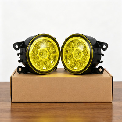 2X LED Fog Lights Bumper Driving Lamp Yellow FOR ACURA ILX 2013-2018