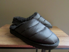 Alpine Design black wool blend closed toe slide slippers-sz 8-NWOT