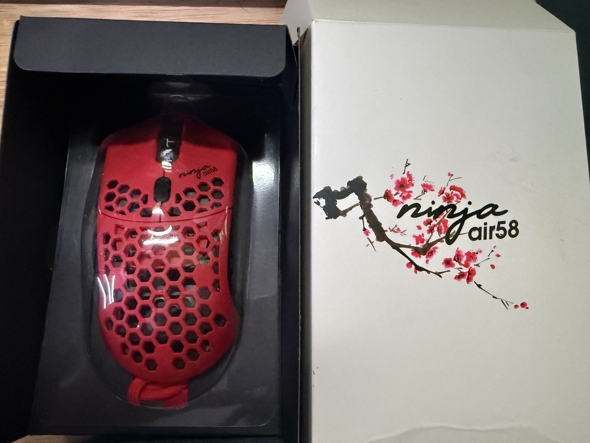 NEVER USED Finalmouse Ninja Air58 Gaming Mouse Cherry Blossom | eBay