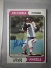 New Listing1974 Topps - Nolan Ryan #20 with Nolan Ryan Foundation Auto Card