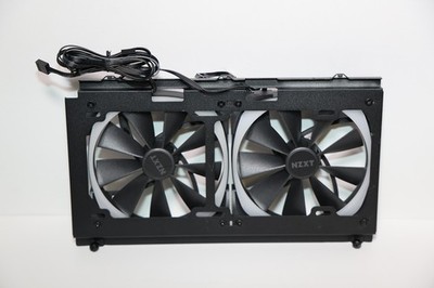 12x7in NZXT Computer Fan Double Fan Assembly (5.5x5.5in each) |O43