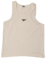 REEBOK Mens Vest Top XL White Cotton BN26