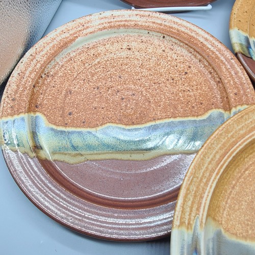 Sunset Canyon Pottery Set (4) Dinner Plates 10.5" New - Picture 3 of 8