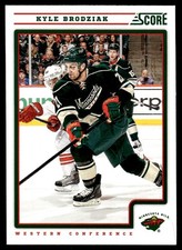 2012-13 Score Kyle Brodziak Minnesota Wild #240
