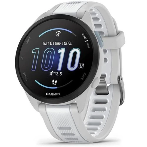 Garmin Forerunner 165 Running Smartwatch GPS Heart Rate - Mist Grey Whitestone