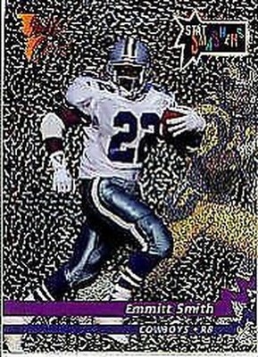 A1801- 1992 Wild Card Stat Smashers #P2 Emmitt Smith PROMO - NM-MT