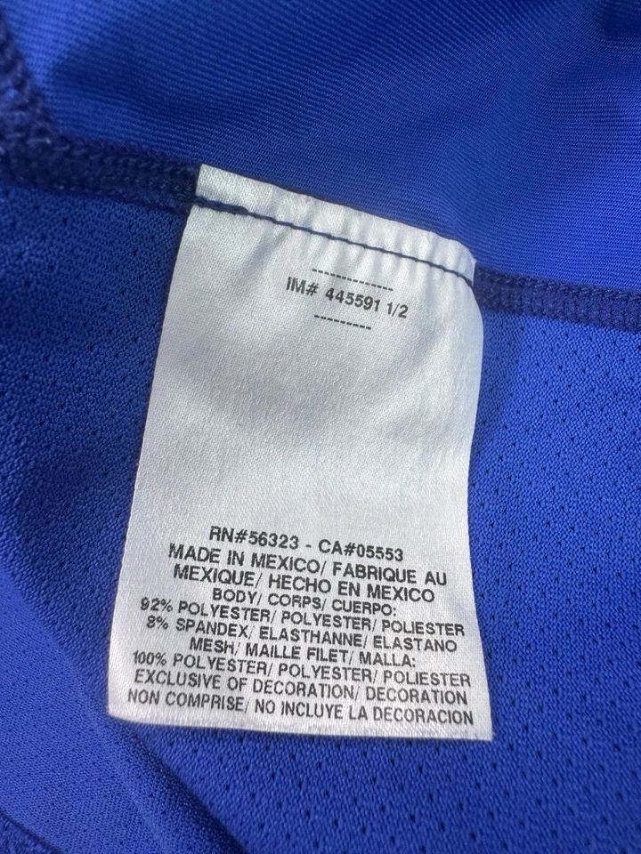 Nike Pro Combat Shirt Mens 2XL Blue Dri-FIT Fitted Long Sleeve 449788-495 Gym - Image 4 of 4