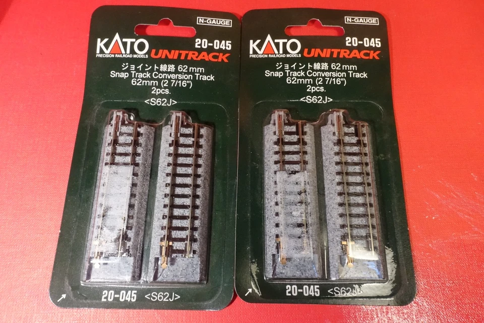 Kato N Unitrack Gleise 2x Conversion Track