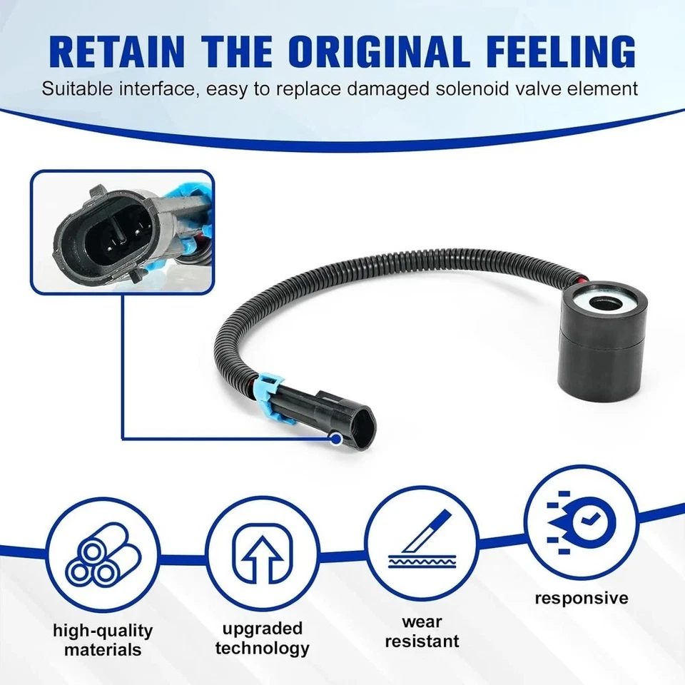 Solenoid Valve Coil and Hydraulic Spool Valve Stem Element Kit Compatible wit... - Image 4 of 4