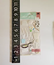 RARE Jolee's Boutique White Goodies Scrapbook 3d Stickers - SPJBLG076