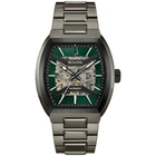 Bulova Maquina 98A321 Automatic Green Skeleton Dial Stainless Steel Men's Watch